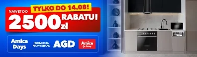 AGD - Amica - progówka nawet 2500 zł rabatu - 0725 - baner główny mobi belka 396x116 - zabudowa  okap, lodówka, płyty do zabudowy, piekarnik , zmywarka, zamrażalka, pralka, suszarka, mikrofale, piekanik